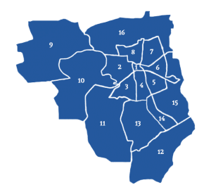 Makelaars vergelijken in verschillende wijken in Apeldoorn (kaart)