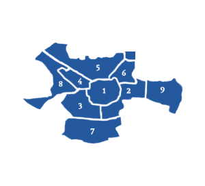 Makelaars vergelijken in verschillende wijken in Enschede (kaart)